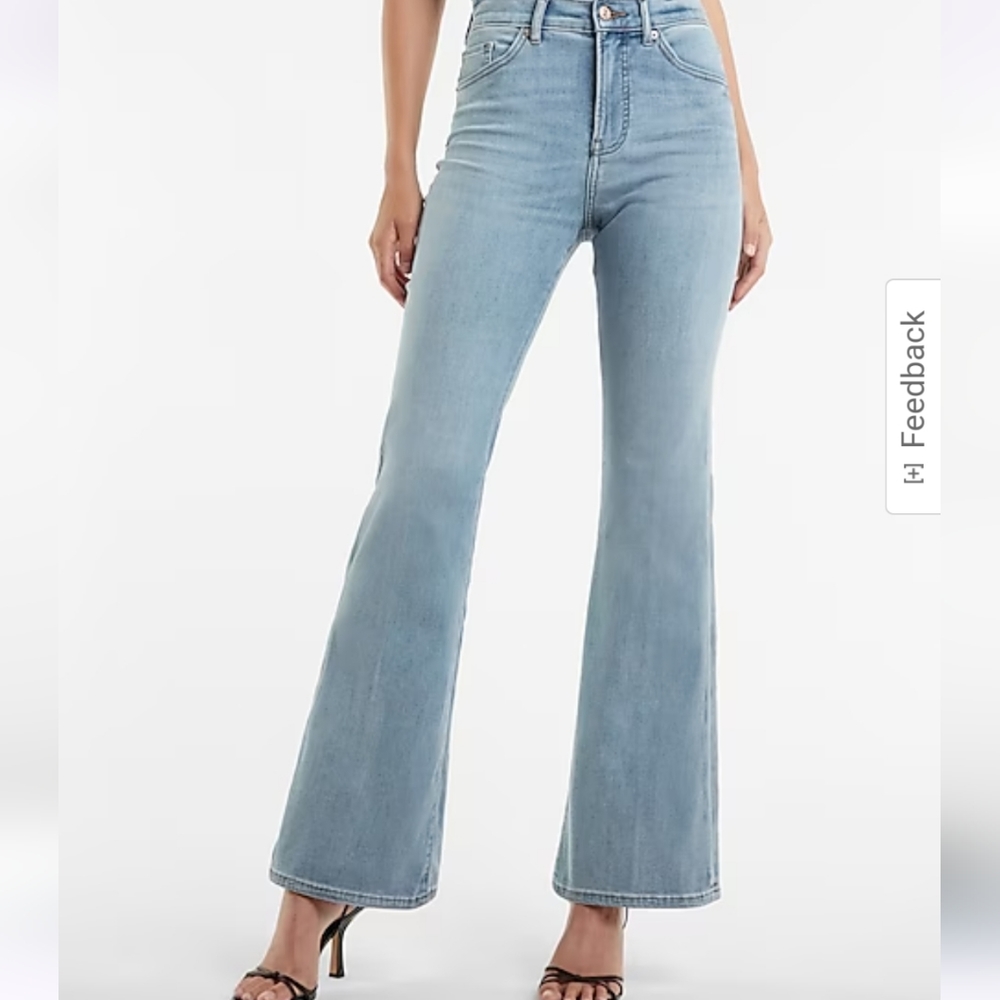 Express Jeans Boot High Rise